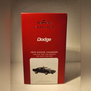 2021 Hallmark Keepsake 1970 Dodge Charger "The Fast & the Furious" Ornament NIB